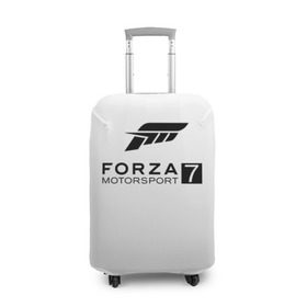 Чехол для чемодана 3D с принтом FORZA 7 в Белгороде, 86% полиэфир, 14% спандекс | двустороннее нанесение принта, прорези для ручек и колес | car | crew | dirt | flatout | grid | need | nfs | race | speed | гонки | машина | скорость
