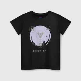 Детская футболка хлопок с принтом Planet в Белгороде, 100% хлопок | круглый вырез горловины, полуприлегающий силуэт, длина до линии бедер | destiny | destiny 2 | дестени | космос