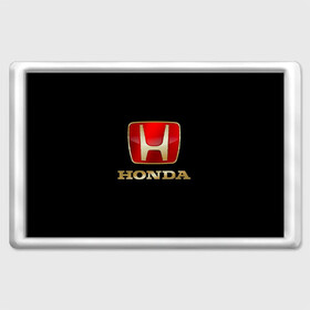 Магнит 45*70 с принтом Honda в Белгороде, Пластик | Размер: 78*52 мм; Размер печати: 70*45 | авот | марка | машина | хонда