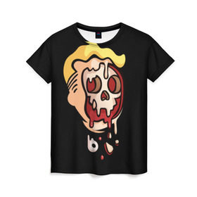 Женская футболка 3D с принтом Vault boy - kamikaze в Белгороде, 100% полиэфир ( синтетическое хлопкоподобное полотно) | прямой крой, круглый вырез горловины, длина до линии бедер | fallout | игры