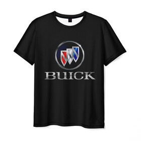 Мужская футболка 3D с принтом Buick в Белгороде, 100% полиэфир | прямой крой, круглый вырез горловины, длина до линии бедер | america | american | brand | buick | cars | logo | sign | usa | автомобили | америка | американские | знак | логотип | марка | сша