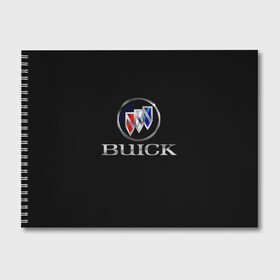 Альбом для рисования с принтом Buick в Белгороде, 100% бумага
 | матовая бумага, плотность 200 мг. | Тематика изображения на принте: america | american | brand | buick | cars | logo | sign | usa | автомобили | америка | американские | знак | логотип | марка | сша