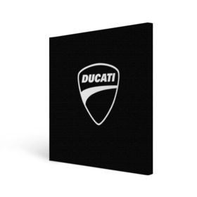 Холст квадратный с принтом Ducati в Белгороде, 100% ПВХ |  | авто | дукати | марка | машина