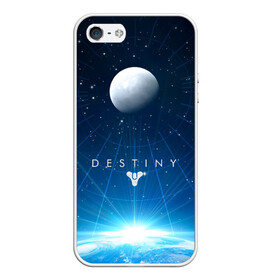 Чехол для iPhone 5/5S матовый с принтом Destiny в Белгороде, Силикон | Область печати: задняя сторона чехла, без боковых панелей | destiny | destiny 2 | дестени | космос