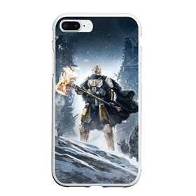 Чехол для iPhone 7Plus/8 Plus матовый с принтом Rise of Iron в Белгороде, Силикон | Область печати: задняя сторона чехла, без боковых панелей | Тематика изображения на принте: destiny | destiny 2 | дестени | космос