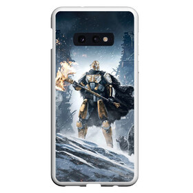 Чехол для Samsung S10E с принтом Rise of Iron в Белгороде, Силикон | Область печати: задняя сторона чехла, без боковых панелей | Тематика изображения на принте: destiny | destiny 2 | дестени | космос