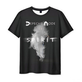 Мужская футболка 3D с принтом DM: Spirit в Белгороде, 100% полиэфир | прямой крой, круглый вырез горловины, длина до линии бедер | depeche mode