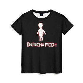 Женская футболка 3D с принтом DM: Playing the angel в Белгороде, 100% полиэфир ( синтетическое хлопкоподобное полотно) | прямой крой, круглый вырез горловины, длина до линии бедер | depeche mode