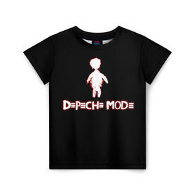 Детская футболка 3D с принтом DM: Playing the angel в Белгороде, 100% гипоаллергенный полиэфир | прямой крой, круглый вырез горловины, длина до линии бедер, чуть спущенное плечо, ткань немного тянется | depeche mode