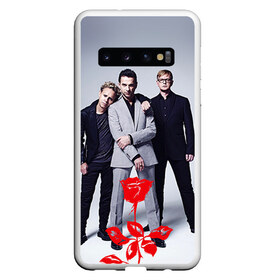 Чехол для Samsung Galaxy S10 с принтом Depeche mode в Белгороде, Силикон | Область печати: задняя сторона чехла, без боковых панелей | Тематика изображения на принте: альтернативный рок | вестник моды | винс кларк | депеш мод | депешмод | дэйв гаан | индастриал рок | мартин гор | синти поп | электроник рок | энди флетчер