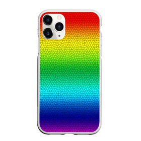 Чехол для iPhone 11 Pro Max матовый с принтом Радуга (Витражный Градиент) в Белгороде, Силикон |  | Тематика изображения на принте: gradient | rainbow | витраж | градиент | радуга