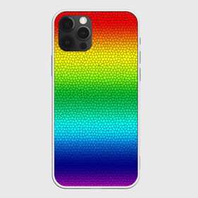Чехол для iPhone 12 Pro Max с принтом Радуга (Витражный Градиент) в Белгороде, Силикон |  | gradient | rainbow | витраж | градиент | радуга