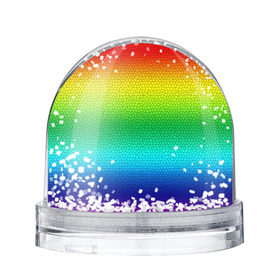 Снежный шар с принтом Радуга (Витражный Градиент) в Белгороде, Пластик | Изображение внутри шара печатается на глянцевой фотобумаге с двух сторон | Тематика изображения на принте: gradient | rainbow | витраж | градиент | радуга