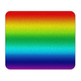Коврик прямоугольный с принтом Радуга (Витражный Градиент) в Белгороде, натуральный каучук | размер 230 х 185 мм; запечатка лицевой стороны | gradient | rainbow | витраж | градиент | радуга