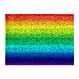 Обложка для студенческого билета с принтом Радуга (Витражный Градиент) в Белгороде, натуральная кожа | Размер: 11*8 см; Печать на всей внешней стороне | Тематика изображения на принте: gradient | rainbow | витраж | градиент | радуга