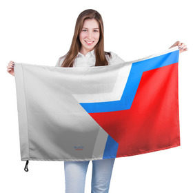 Флаг 3D с принтом Звезда России в Белгороде, 100% полиэстер | плотность ткани — 95 г/м2, размер — 67 х 109 см. Принт наносится с одной стороны | flag | russia | russian | star | ussr | звезда | камуфляж | милитари | мода | патриотизм | россия | русский | спорт | ссср | стиль | флаг