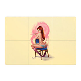 Магнитный плакат 3Х2 с принтом Pin Up Pop Art Girl в Белгороде, Полимерный материал с магнитным слоем | 6 деталей размером 9*9 см | comics | girl | lollipop | pin up | pop art | арт | девочка | дизайн | конфетка | лолита | милая | мода | пафос | поп арт | сосательная | стиль | чупа чупс