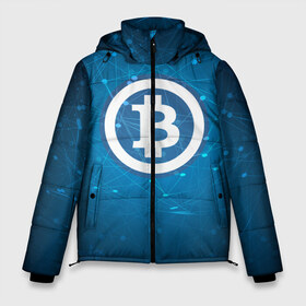 Мужская зимняя куртка 3D с принтом Bitcoin Blue - Биткоин в Белгороде, верх — 100% полиэстер; подкладка — 100% полиэстер; утеплитель — 100% полиэстер | длина ниже бедра, свободный силуэт Оверсайз. Есть воротник-стойка, отстегивающийся капюшон и ветрозащитная планка. 

Боковые карманы с листочкой на кнопках и внутренний карман на молнии. | bitcoin | ethereum | litecoin | биткоин | интернет | крипта | криптовалюта | лайткоин | майнинг | технологии | эфир