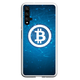 Чехол для Honor 20 с принтом Bitcoin Blue - Биткоин в Белгороде, Силикон | Область печати: задняя сторона чехла, без боковых панелей | bitcoin | ethereum | litecoin | биткоин | интернет | крипта | криптовалюта | лайткоин | майнинг | технологии | эфир