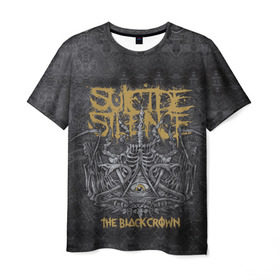 Мужская футболка 3D с принтом Suicide Silence 7 в Белгороде, 100% полиэфир | прямой крой, круглый вырез горловины, длина до линии бедер | suicide silence | суисайд сайленс