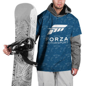 Накидка на куртку 3D с принтом Forza Motorsport в Белгороде, 100% полиэстер |  | car | crew | dirt | flatout | grid | need | nfs | race | speed | гонки | машина | скорость