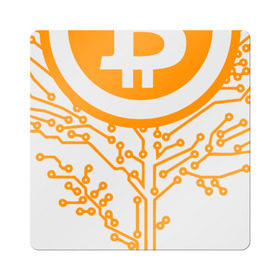 Магнит виниловый Квадрат с принтом Bitcoin Tree - Дерево Биткоин в Белгороде, полимерный материал с магнитным слоем | размер 9*9 см, закругленные углы | bitcoin | blockchain | tree | биткоин | блокчейн | валюта | деньги | дерево | крипто | криптовалюта | майнинг | технологии