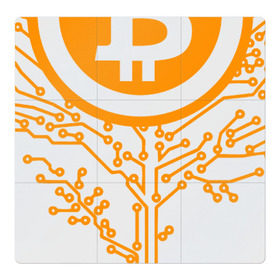 Магнитный плакат 3Х3 с принтом Bitcoin Tree - Дерево Биткоин в Белгороде, Полимерный материал с магнитным слоем | 9 деталей размером 9*9 см | Тематика изображения на принте: bitcoin | blockchain | tree | биткоин | блокчейн | валюта | деньги | дерево | крипто | криптовалюта | майнинг | технологии