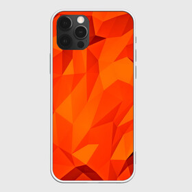 Чехол для iPhone 12 Pro Max с принтом Orange geometry в Белгороде, Силикон |  | Тематика изображения на принте: abstraction | абстракция | геометрия | грани | линии | полигоны | сочетания | текстура | треугольники