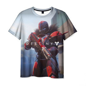 Мужская футболка 3D с принтом Destiny в Белгороде, 100% полиэфир | прямой крой, круглый вырез горловины, длина до линии бедер | destiny | destiny 2 | space | дестени | космос