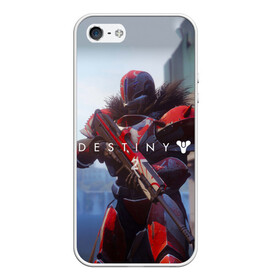 Чехол для iPhone 5/5S матовый с принтом Destiny в Белгороде, Силикон | Область печати: задняя сторона чехла, без боковых панелей | destiny | destiny 2 | space | дестени | космос