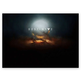 Поздравительная открытка с принтом Destiny 2 в Белгороде, 100% бумага | плотность бумаги 280 г/м2, матовая, на обратной стороне линовка и место для марки
 | Тематика изображения на принте: destiny | destiny 2 | space | дестени | космос