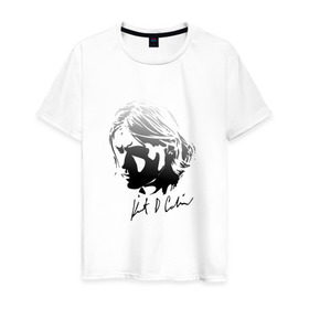 Мужская футболка хлопок с принтом Курт Кобейн автограф в Белгороде, 100% хлопок | прямой крой, круглый вырез горловины, длина до линии бедер, слегка спущенное плечо. |  kurt cobain |  nirvana |  курт кобейн | нирвана