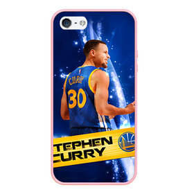 Чехол для iPhone 5/5S матовый с принтом Golden State Warriors 8 в Белгороде, Силикон | Область печати: задняя сторона чехла, без боковых панелей | Тематика изображения на принте: golden state warriors | nba | stephen curry | голден стэйт уорриорз | стефен карри