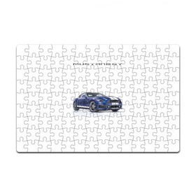 Пазл магнитный 126 элементов с принтом Ford Mustang GT 3 в Белгороде, полимерный материал с магнитным слоем | 126 деталей, размер изделия —  180*270 мм | Тематика изображения на принте: ford | gt | mustang | shelby | мустанг | форд | шэлби
