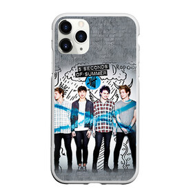 Чехол для iPhone 11 Pro матовый с принтом 5 Seconds of Summer в Белгороде, Силикон |  | Тематика изображения на принте: 5 seconds of summer | 5 sos | 5 секунд лета | 5sos