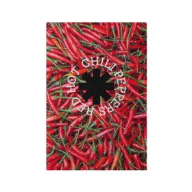 Обложка для паспорта матовая кожа с принтом Red Hot Chili Peppers в Белгороде, натуральная матовая кожа | размер 19,3 х 13,7 см; прозрачные пластиковые крепления | red hot chili peppers | rock | рок