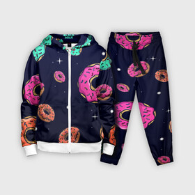 Детский костюм 3D с принтом Black Milk Космические Пончики в Белгороде,  |  | black milk | donut | donuts | space | the simpsons | trend | глазурь | дизайн | еда | звезда | звёзды | космос | мода | пончик | симпсоны | симсоны | сладкий | стиль | тренд | узор