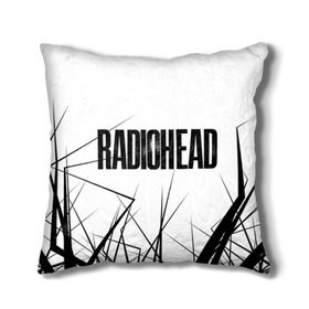 Подушка 3D с принтом Radiohead 5 в Белгороде, наволочка – 100% полиэстер, наполнитель – холлофайбер (легкий наполнитель, не вызывает аллергию). | состоит из подушки и наволочки. Наволочка на молнии, легко снимается для стирки | Тематика изображения на принте: radiohead | радиохэд | том йорк