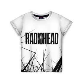 Детская футболка 3D с принтом Radiohead 5 в Белгороде, 100% гипоаллергенный полиэфир | прямой крой, круглый вырез горловины, длина до линии бедер, чуть спущенное плечо, ткань немного тянется | Тематика изображения на принте: radiohead | радиохэд | том йорк
