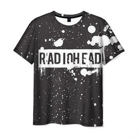 Мужская футболка 3D с принтом Radiohead 6 в Белгороде, 100% полиэфир | прямой крой, круглый вырез горловины, длина до линии бедер | radiohead | радиохэд | том йорк