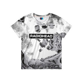 Детская футболка 3D с принтом Radiohead 8 в Белгороде, 100% гипоаллергенный полиэфир | прямой крой, круглый вырез горловины, длина до линии бедер, чуть спущенное плечо, ткань немного тянется | Тематика изображения на принте: radiohead | радиохэд | том йорк