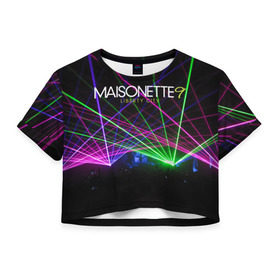 Женская футболка 3D укороченная с принтом GTA - Night Club Maisonette 9 в Белгороде, 100% полиэстер | круглая горловина, длина футболки до линии талии, рукава с отворотами | gta | rockstar games | гта 4 | клуб