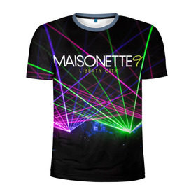 Мужская футболка 3D спортивная с принтом GTA - Night Club Maisonette 9 в Белгороде, 100% полиэстер с улучшенными характеристиками | приталенный силуэт, круглая горловина, широкие плечи, сужается к линии бедра | gta | rockstar games | гта 4 | клуб