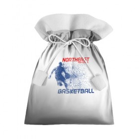 Подарочный 3D мешок с принтом Баскетбол в Белгороде, 100% полиэстер | Размер: 29*39 см | Тематика изображения на принте: basketball | northeast