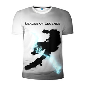Мужская футболка 3D спортивная с принтом Лига Легенд в Белгороде, 100% полиэстер с улучшенными характеристиками | приталенный силуэт, круглая горловина, широкие плечи, сужается к линии бедра | league of legends | лига легенд