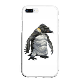 Чехол для iPhone 7Plus/8 Plus матовый с принтом Пингвинопитек в Белгороде, Силикон | Область печати: задняя сторона чехла, без боковых панелей | лженаука | пингвин