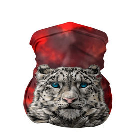 Бандана-труба 3D с принтом Леопард в Белгороде, 100% полиэстер, ткань с особыми свойствами — Activecool | плотность 150‒180 г/м2; хорошо тянется, но сохраняет форму | Тематика изображения на принте: 3d | cat | арт | вечер | взгляд | закат | кот | кот хипстер | котёнок | котятки | котятушки | кошечки | кошка | леопард | мордочка | ночь