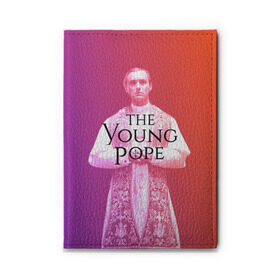 Обложка для автодокументов с принтом The Young Pope в Белгороде, натуральная кожа |  размер 19,9*13 см; внутри 4 больших “конверта” для документов и один маленький отдел — туда идеально встанут права | Тематика изображения на принте: young pope | джуд | лоу | молодой папа