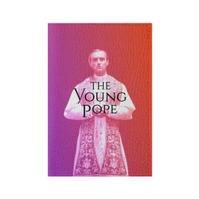 Обложка для паспорта матовая кожа с принтом The Young Pope в Белгороде, натуральная матовая кожа | размер 19,3 х 13,7 см; прозрачные пластиковые крепления | Тематика изображения на принте: young pope | джуд | лоу | молодой папа