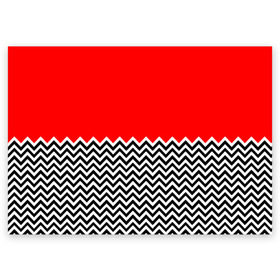 Поздравительная открытка с принтом Твин Пикс в Белгороде, 100% бумага | плотность бумаги 280 г/м2, матовая, на обратной стороне линовка и место для марки
 | twin peaks | абстракция | агент купер | геометрия | девид линч | красная комната | лес | лора палмер | полосы | совы | текстура | туман | узор